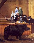 Pietro Longhi Exhibition of a Rhinoceros at Venice USA oil painting artist